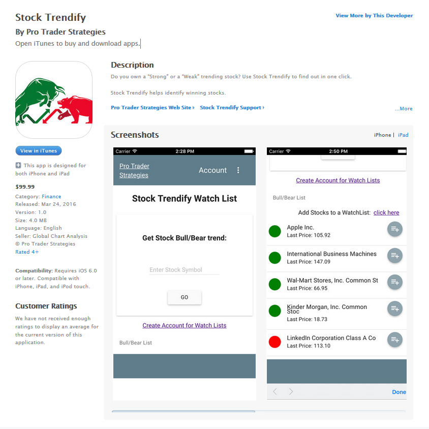 Stock Trendify App Image