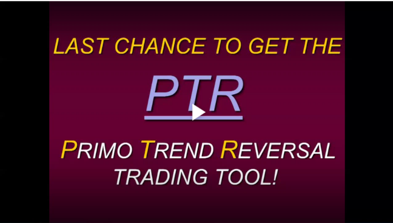 (Video) Steven Primo’s Last Chance To Get The New  “PTR Trend Reversal” Indicator